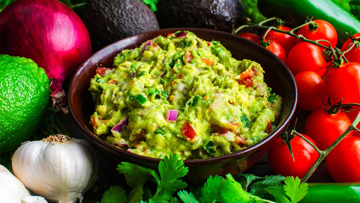 Bowl of guacamole