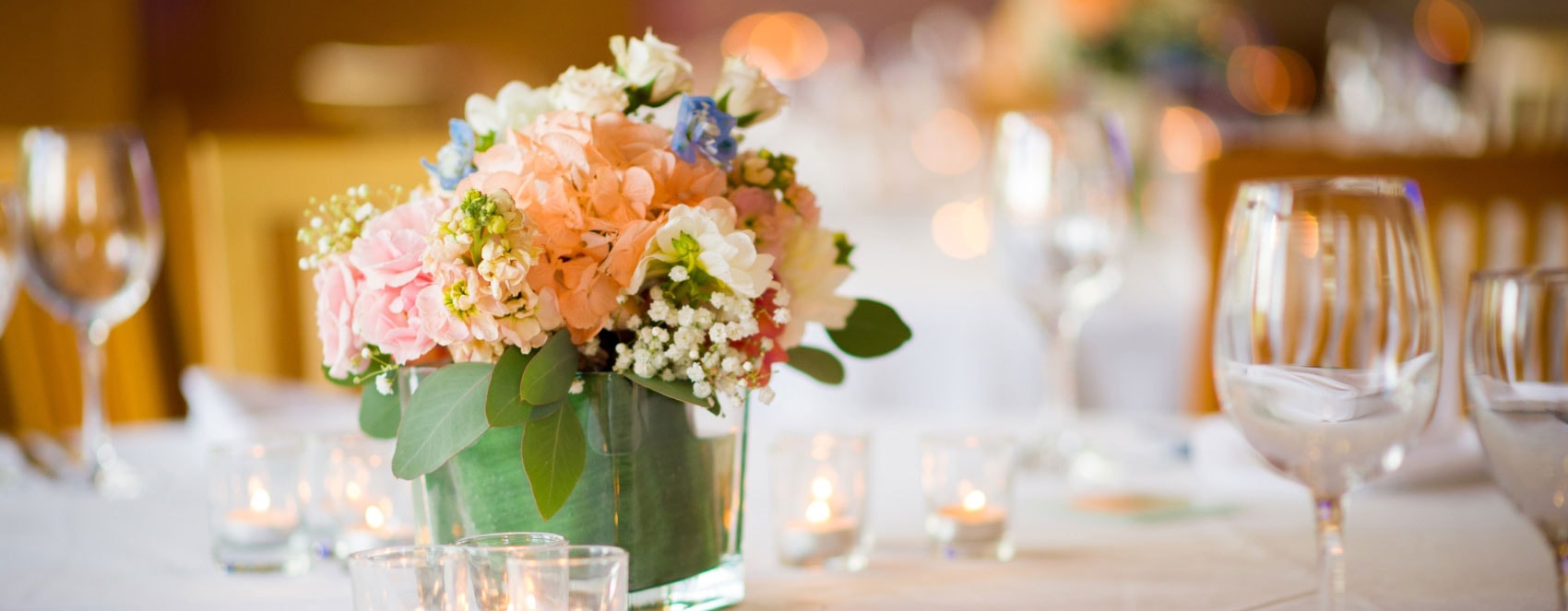 Wedding reception table