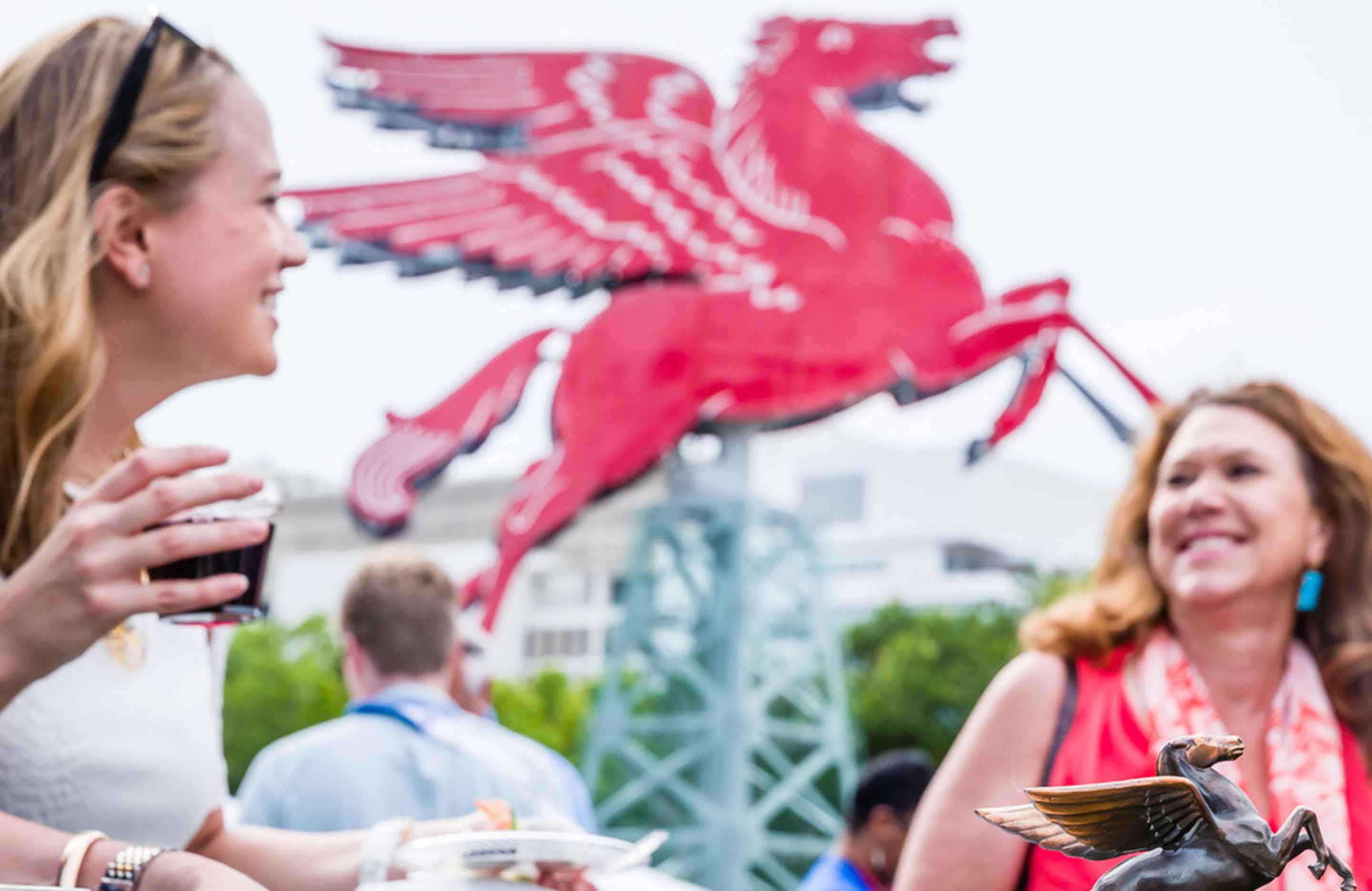 Friends at Dallas event