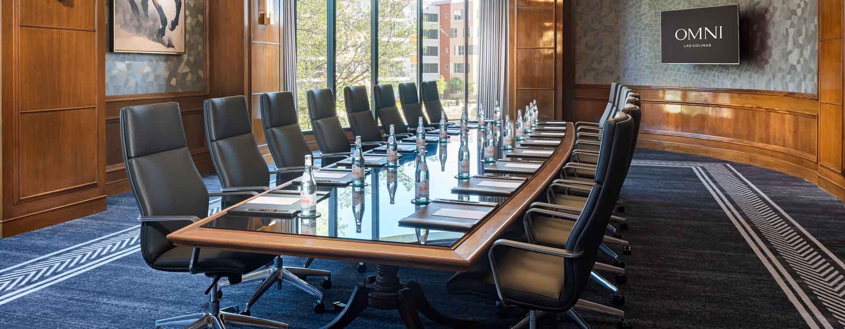 Boardroom meeting space
