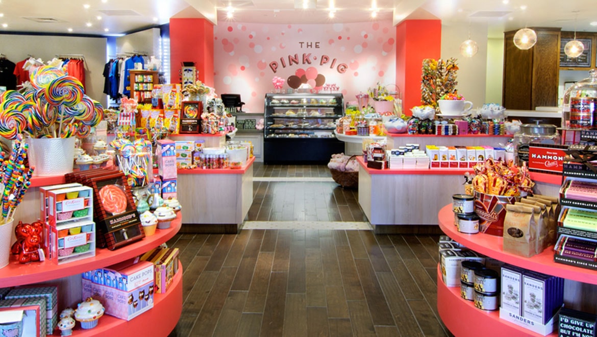 The Pink Pig shopping - The Omni Grove Park Inn