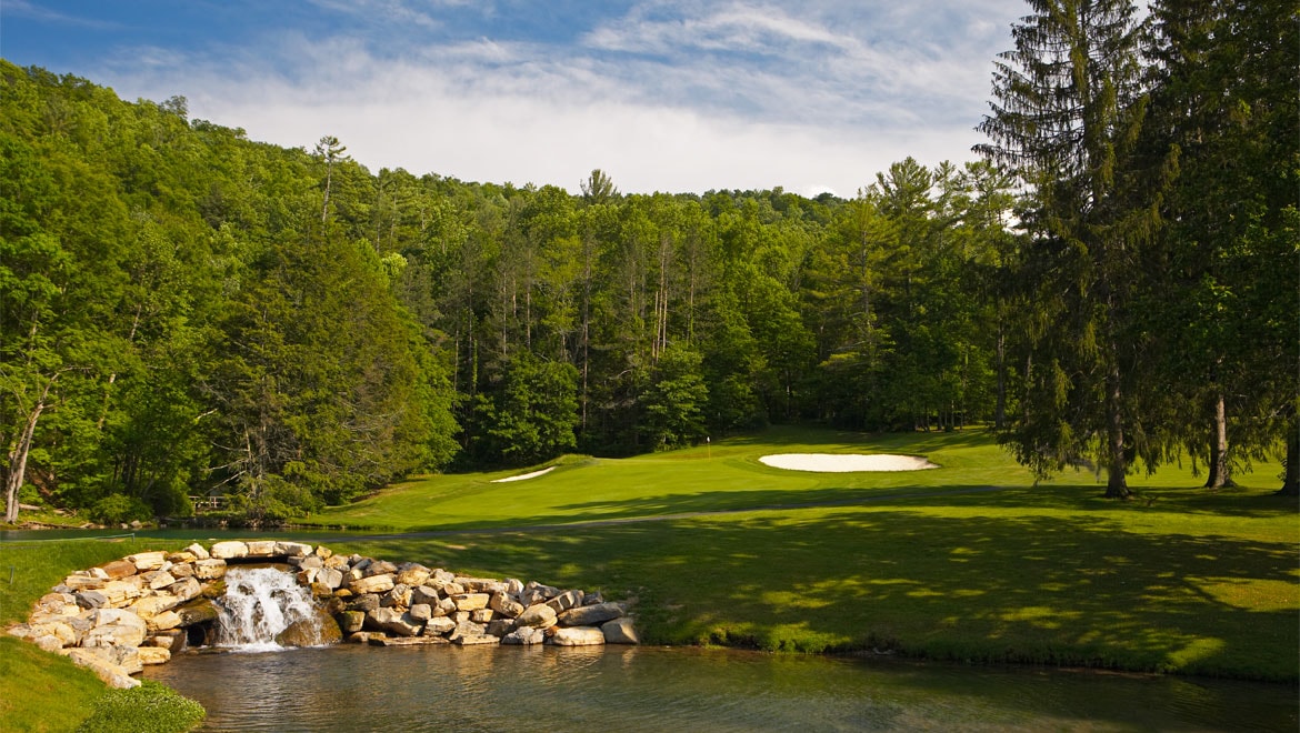 Cascades golf course at Homestead Resort 