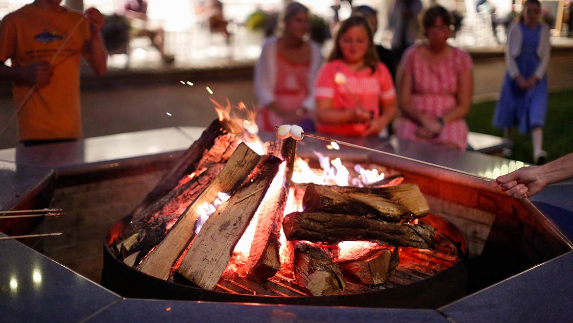 S'mores on the Casino Lawn