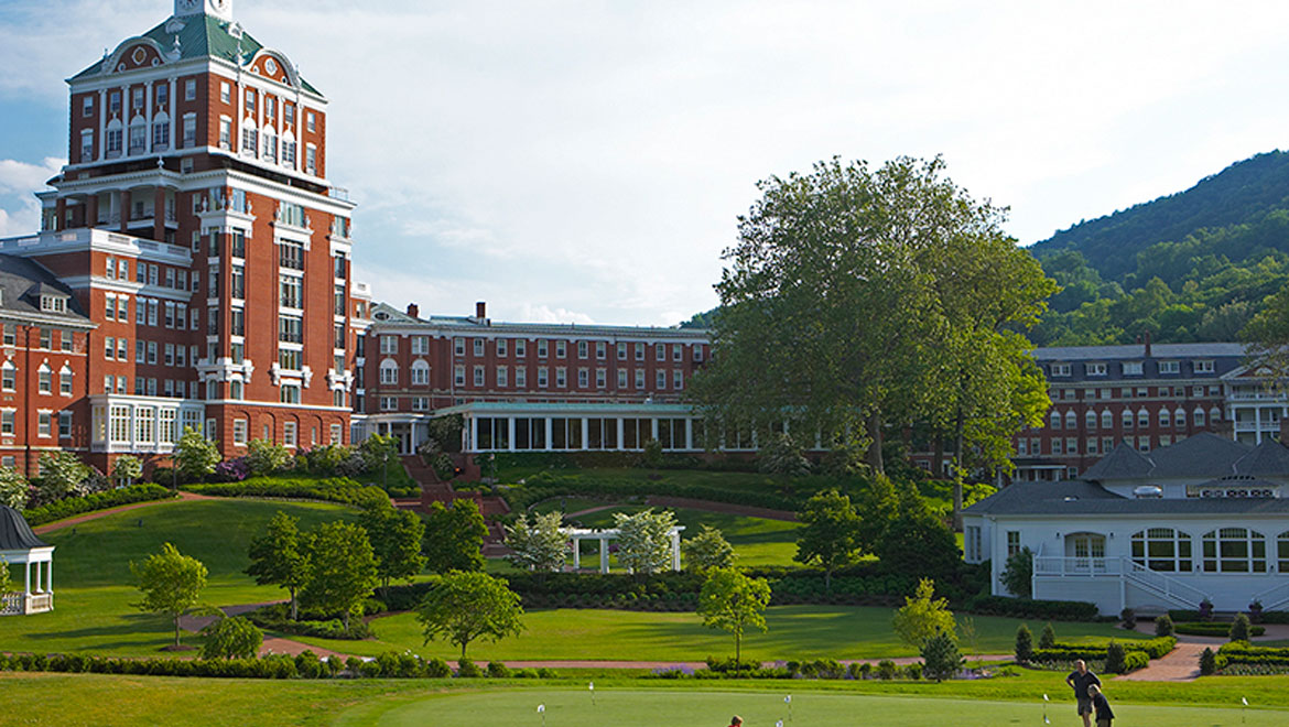 Putting Green at the Omni Homestead