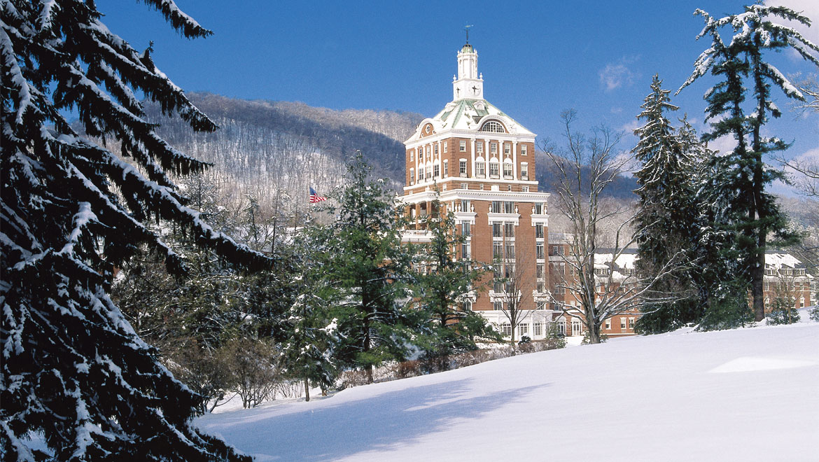 The Omni Homestead Resort in the Winter
