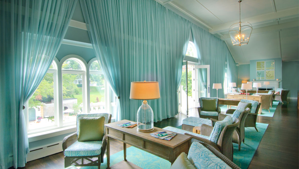 Spa lounge at the Homestead