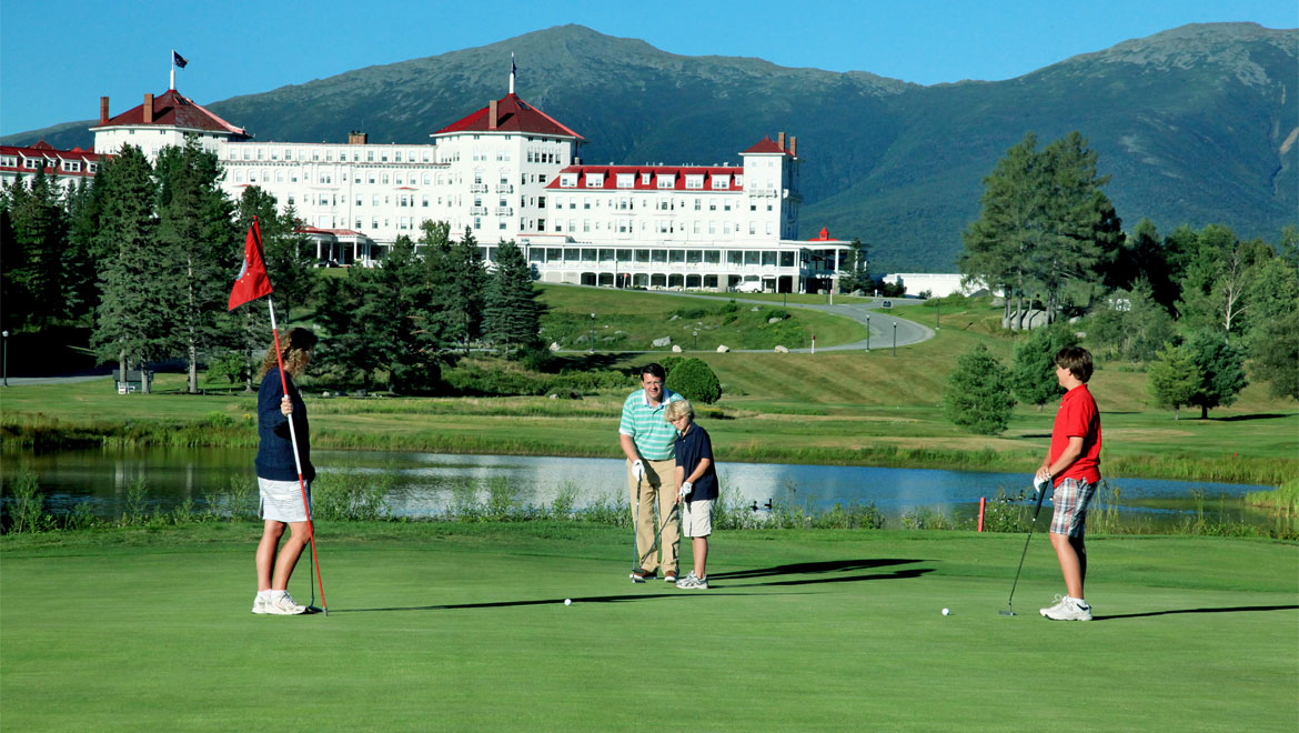 Golf course at Mount Washington