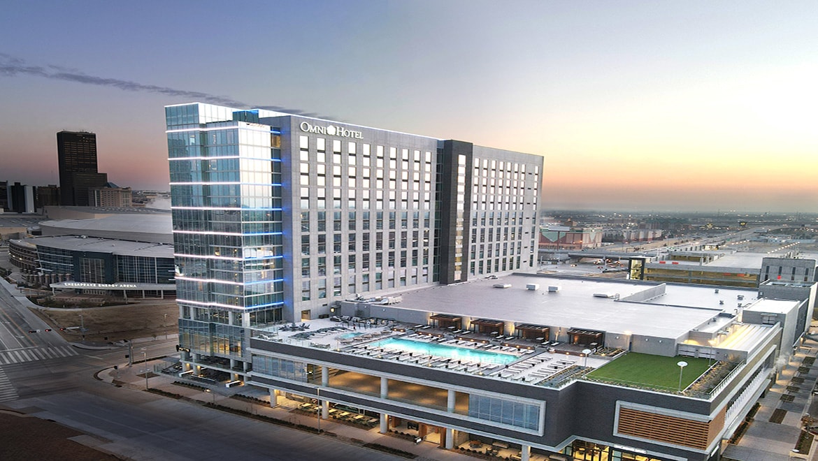 Exterior of hotel