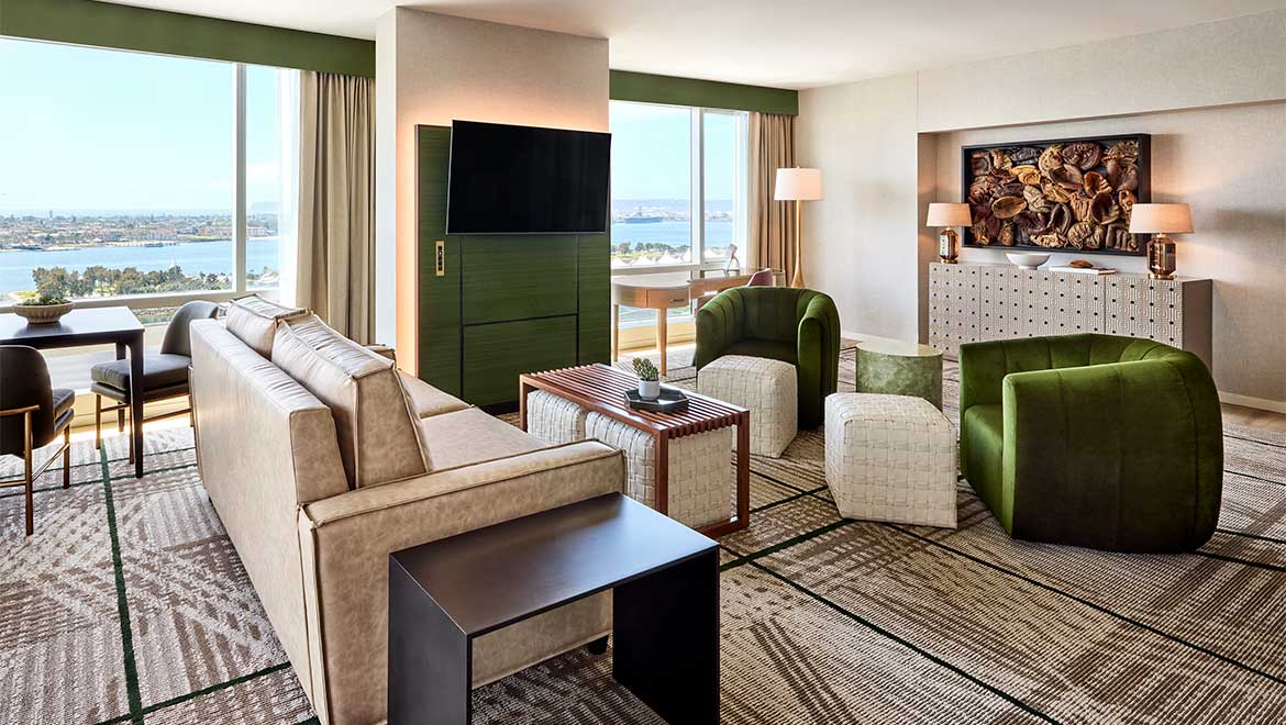 Gwynn suite living room