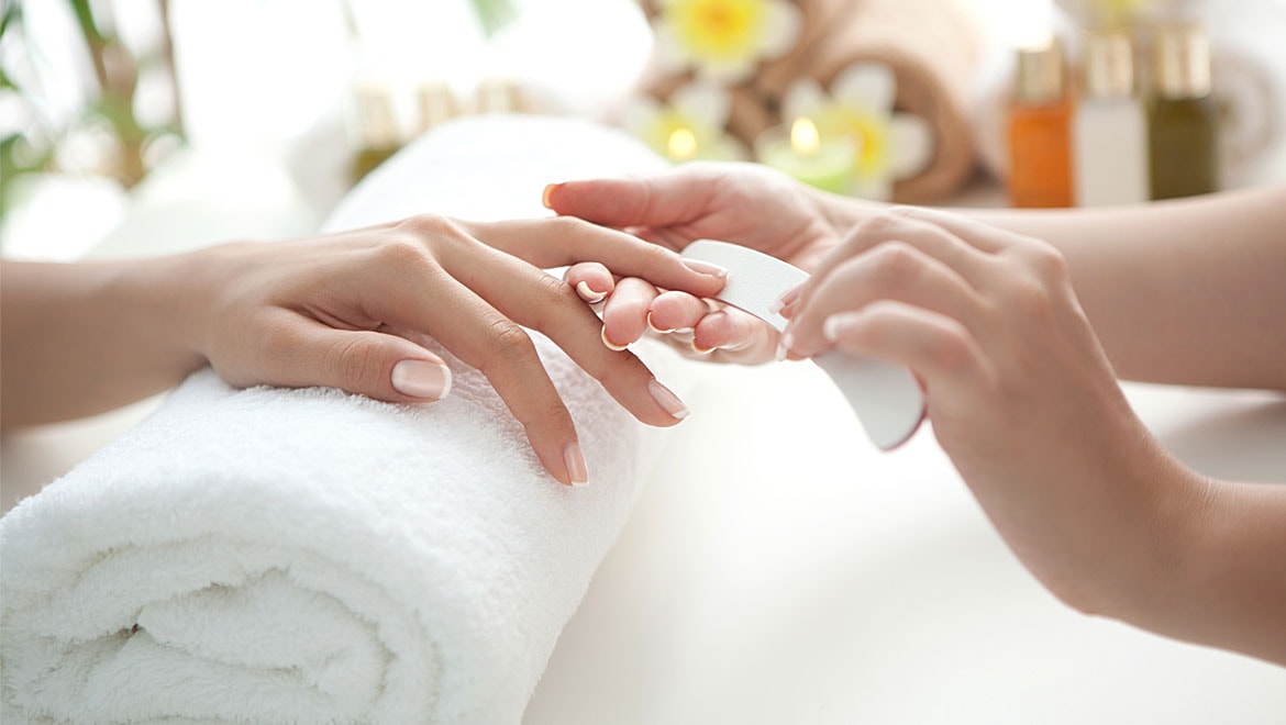 Nails at the Salon