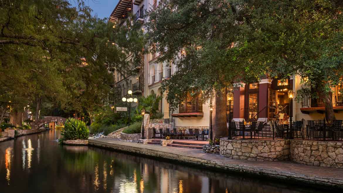 Walking path on canal.