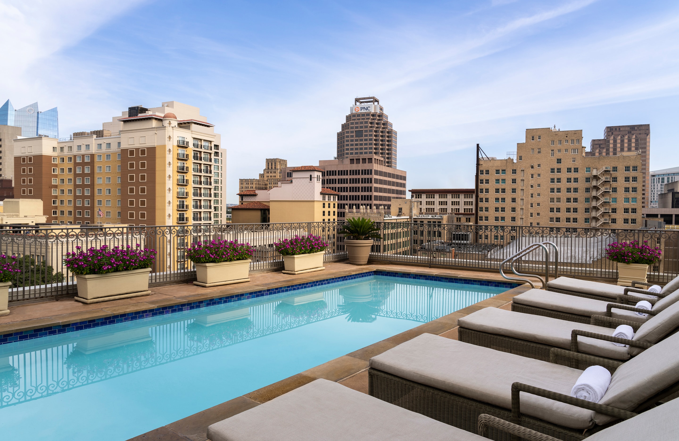 Rooftop pool