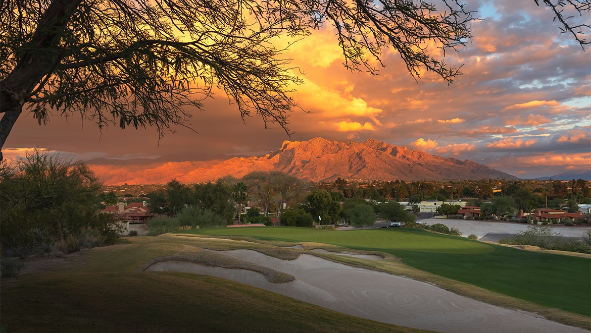 Hole 1 on the Sonoran Course -  